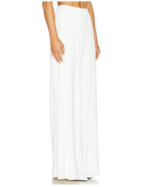 L'AGENCE Nova Pleated Pants Ivory Front pintuck detail size 0 NWT $425msrp